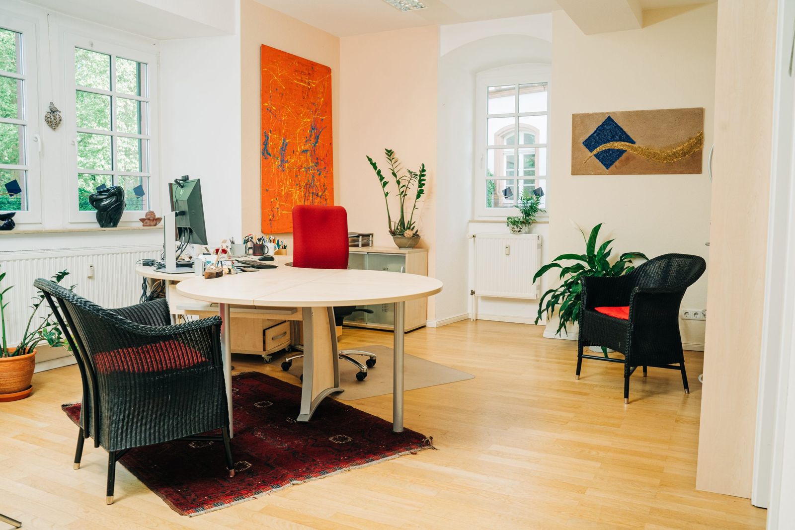 Das Beratungszimmer im Büro in Lich